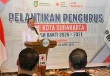 PMI Solo Lantik Kepengurusan Baru Masa Bakti 2026-2031