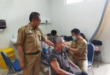Ribuan Calon Jemaah Haji Sragen Jalani Vaksinasi-Pemeriksaan Tahap Kedua