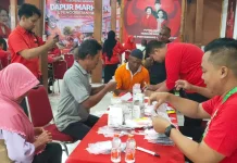 Launching Dapur Marhaen, DPC PDIP Sragen Bagikan 500 Porsi Makanan Bergizi Gratis