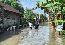 Banjir Rendam Perbatasan Solo–Sukoharjo, Warga Siaga Banjir Lebih Tinggi