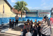 Datangi TK Kemala Bhayangkari 72 Wonogiri, Polisi Edukasi Lalu Lintas Sejak Dini