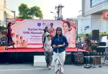 Rayakan Kartini, SMK Marsudirini Marganingsih Pamer Karya di CFD Solo