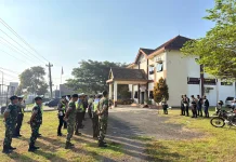 Seratus Personel Amankan Longmarch PSHT Purwantoro Wonogiri