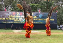 Reog "Simbar Wungu Budoyo" Semarakkan Pembukaan TMMD Reguler ke-128 di Sragen