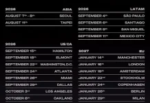 aespa Umumkan Tur Dunia 2026–2027, Siap Sambangi Asia, Amerika hingga Eropa