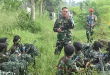 Semaba PK Wanita TNI AU Angkatan 57 Asah Taktik Kesatuan Kecil di Lereng Merapi