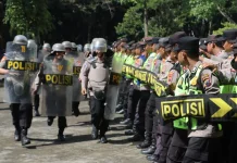 Antisipasi Demo Mayday, 430 Personel Polres Sragen Dikerahkan Gelar Sispamkota