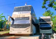 Rumah Unik Bus Tingkat Jadi Ikon Kreativitas Desa