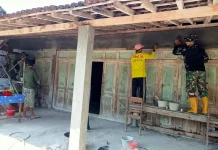 TMMD Sragen Bangun Rumah Tidak Layak Huni di Desa Puro