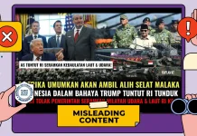 Hoaks, AS Ambil Alih Selat Malaka dari Indonesia