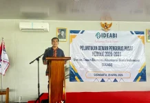 IDEABI 2026-2031 Dilantik, WR ITB AAS Emban Amanah Sebagai Sekjen