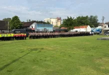Amankan May Day, Polresta Surakarta Siagakan Pasukan dan Kendaraan Taktis