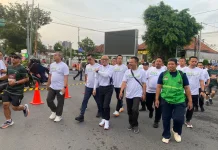 Wamenhaj dan Umroh Dahnil Anzar Hadiri Sa’i Walk Run