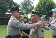 Kapolres Boyolali Pimpin Kenaikan Pangkat Pengabdian AKP Tri Hartono
