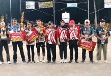Pengamanan Humanis Polisi Warnai Final Voli Ngadirojo