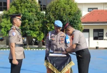 Kapolres Karanganyar Lantik Kasat Lantas dan 5 Kapolsek Baru