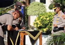 Kapolres Wonogiri Tekankan Soliditas dalam Mutasi Jabatan