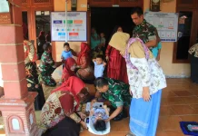TMMD Reguler 128 Kodim Sragen Sasar Kesehatan Balita di Desa Guworejo