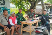 Ciptakan Wilayah Kondusif, Koramil Wedi Intensifkan Komunikasi Sosial