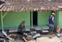 Program RTLH TMMD Sragen Ubah Rumah Wagini Jadi Hunian Layak