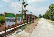 TMMD Reguler Ke-128, Pembangunan Talud 150 Meter di Desa Puro Rampung 100 Persen