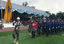 Ribuan Personel Satpol PP, Satlinmas, dan Damkar Ikuti Gelar Pasukan di Solo