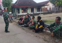 Pasiter Kodim Sragen Tinjau Progres TMMD dan Beri Motivasi Satgas