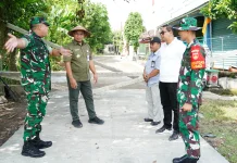 Tinjau TMMD Reguler Ke-128 Sragen, Danrem Warastratama Pastikan Progres 90 Persen