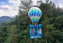 Gondola Balon Udara, Inovasi Baru The Lawu Park di Libur Panjang