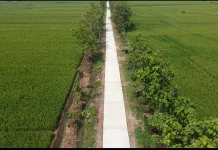 Jalan Sawah "Bak Arena Balap", Hadiah TMMD Kodim Sragen untuk Petani