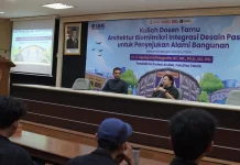 Prodi Arsitektur dan PPAr UMS Gelar Kuliah Tamu Workshop Arsitektur Biomimikri