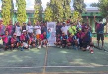 UMS gencarkan Promosi PMB lewat Tenis Persahabatan di SMAN 1 Slahung Ponorogo