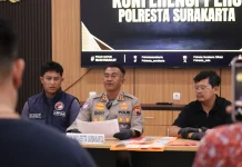 Polresta Surakarta Ungkap 43 Kasus Narkoba, 55 Tersangka Berhasil Diamankan