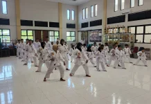 Asah Potensi, 170 Karateka Lemkari Surakarta Ikuti Ujian Kenaikan Tingkat
