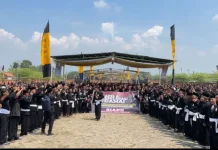 Jelang Bulan Suro, 5.000 Warga PSHT Sragen Gelar Deklarasi Damai Jaga Kamtibmas
