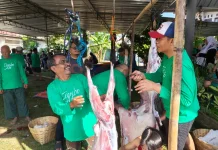 Warga Non Muslim Berbaur Ikut Rayakan Iduladha di Gedangan