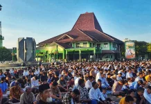 Ribuan Jamaah Ikuti Sholat Iduladha di Asrama Haji Donohudan Boyolali
