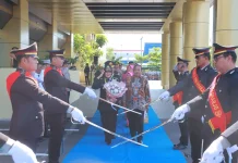 Kapolres Sukoharjo Lepas Personel Purna Bhakti, Haru Warnai Prosesi Pedang Pora