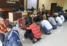 Berawal dari Konten Pocong, 7 Remaja Menyesal dan Sungkem Ortu di Mapolres Sragen