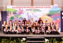 Angkat Tema “Sahabat Samudera” RA Alif Smart Hadirkan Pelepasan Siswa Sarat Makna