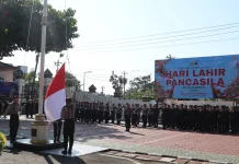 Hari Lahir Pancasila, Polres Wonogiri Perkuat Integritas Personel