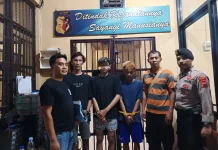 Polres Sragen Ringkus Komplotan Begal Bersenjata Karambit