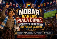 Polresta Surakarta Siapkan Nobar Gratis Piala Dunia 2026 untuk Warga