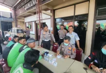 Polres Sukoharjo Gandeng Komunitas Ojol lewat Program Lampu Emas
