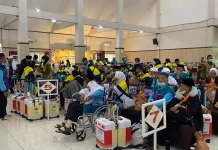 PPIH Debarkasi Solo Sambut Kedatangan Jemaah Haji Kloter 19, 20, dan 21