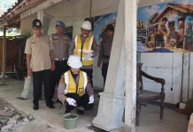 Bedah Rumah Warnai Peringatan Hari Bhayangkara di Wonogiri