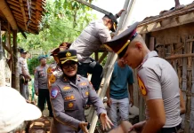 Momentum HUT Bhayangkara ke-80, RTLH Milik Nenek Sebatang Kara di Sragen Direnovasi