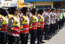Kapolres Sukoharjo Pimpin Apel PAM Aksi Mahasiswa, 300 Personel Gabungan Siaga
