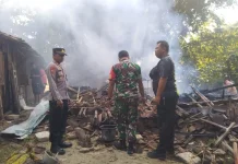 Dipicu Korsleting Listrik, Rumah Warga Difabel di Sumberlawang Ludes Terbakar