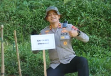 Hari Bhayangkara ke-80, Polres Boyolali Hijaukan Kawasan Taman Nasional Merbabu